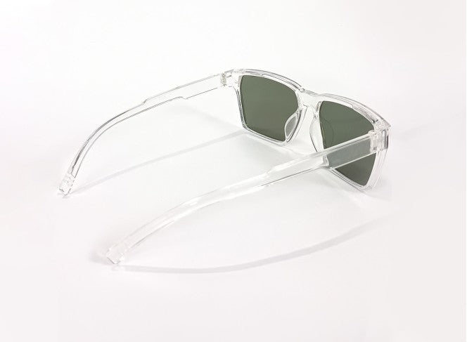 Funk Square Shape Olive Green Sunglasses